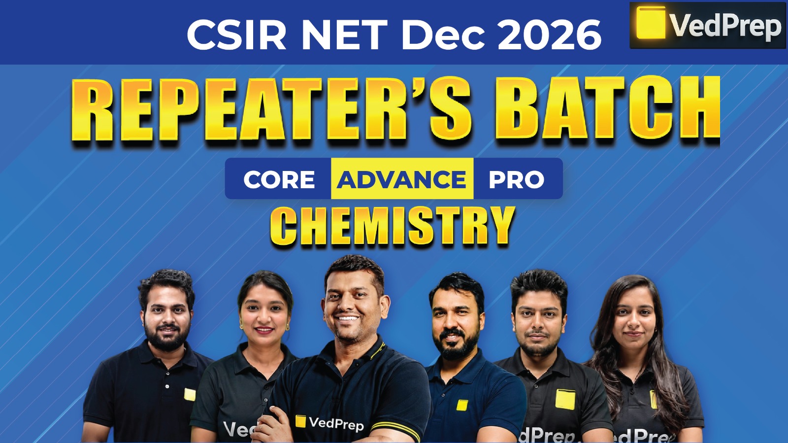Repeater's Batch CSIR NET Chemical Sciences Dec 2026: Complete Recorded Course
